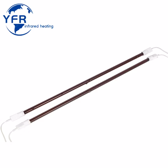 ハロゲン管 石英ルビー 乾燥塗装 印刷 赤外線塗料硬化ランプ 短波ヒーター ベーキングライト